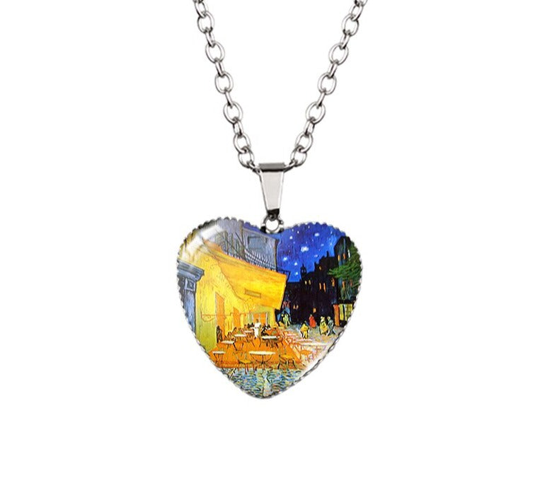 Van gogh herat Necklace