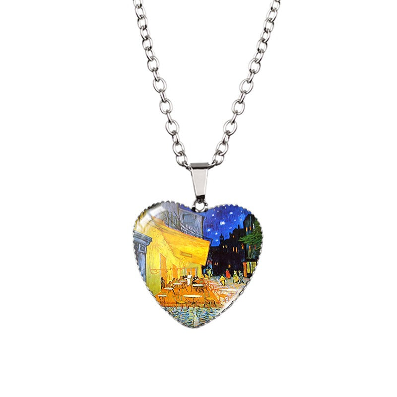 Van gogh herat Necklace