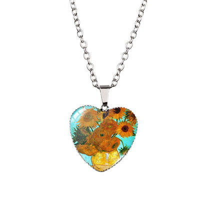 Van gogh herat Necklace