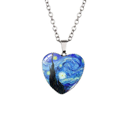 Van gogh herat Necklace