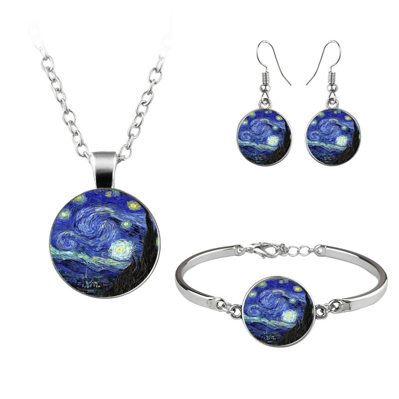 Van Gogh  Jewelry ( Earrings Necklace Bracelets)