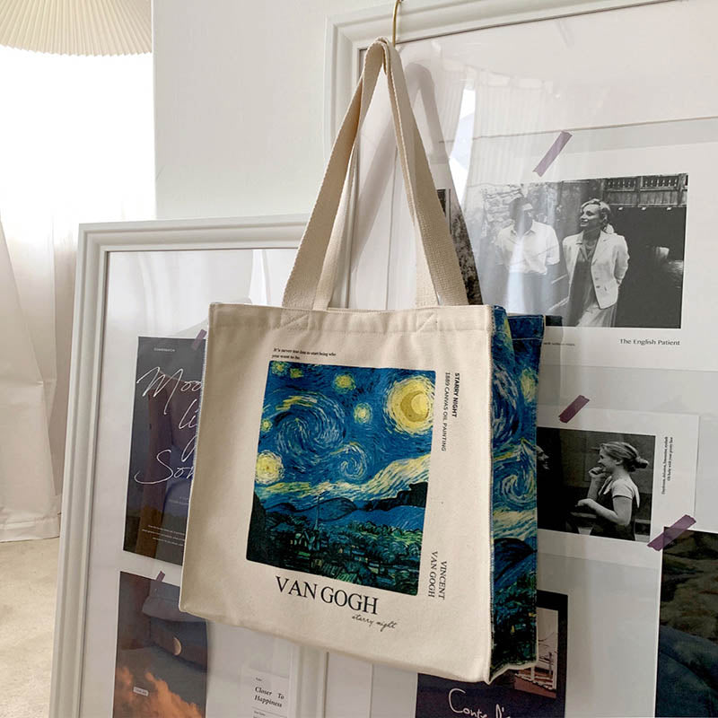 Van Gogh starry Night Tote bag – We Love Van gogh