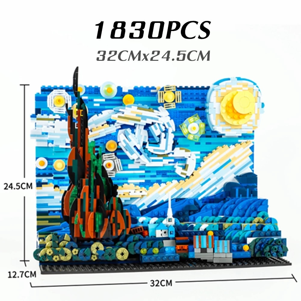 THE STARRY NIGHT LEGO