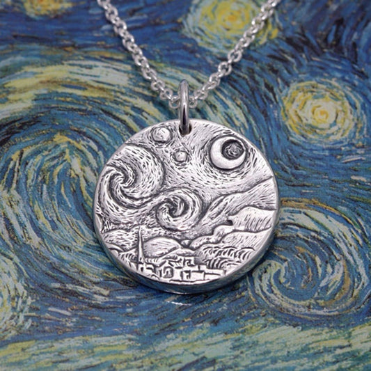 Van Gogh Starry Night Necklace