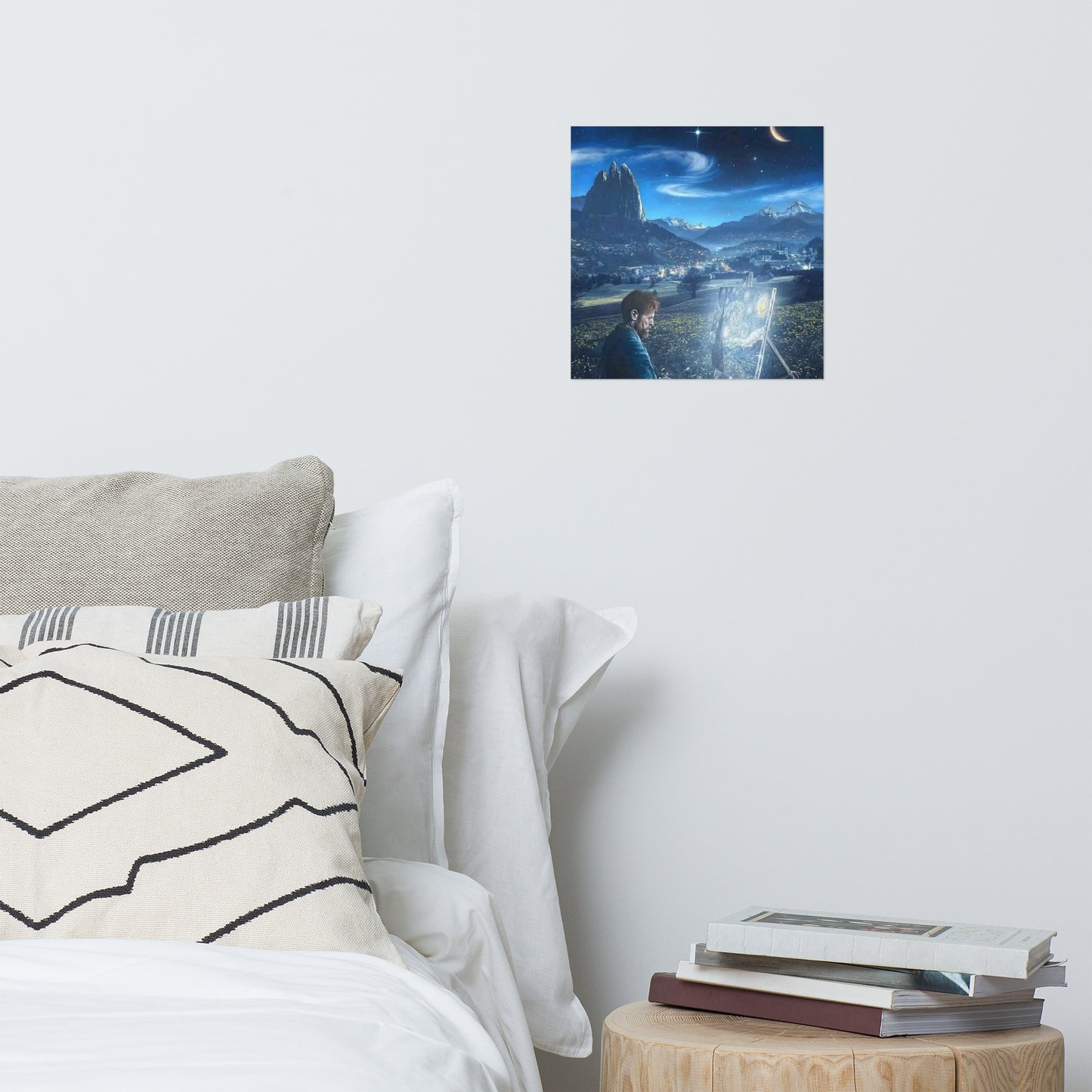 Starry night imagination Poster