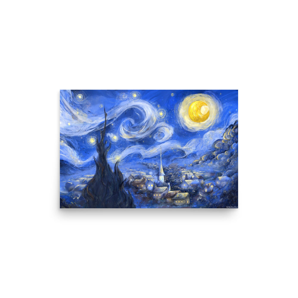 Starry night Poster