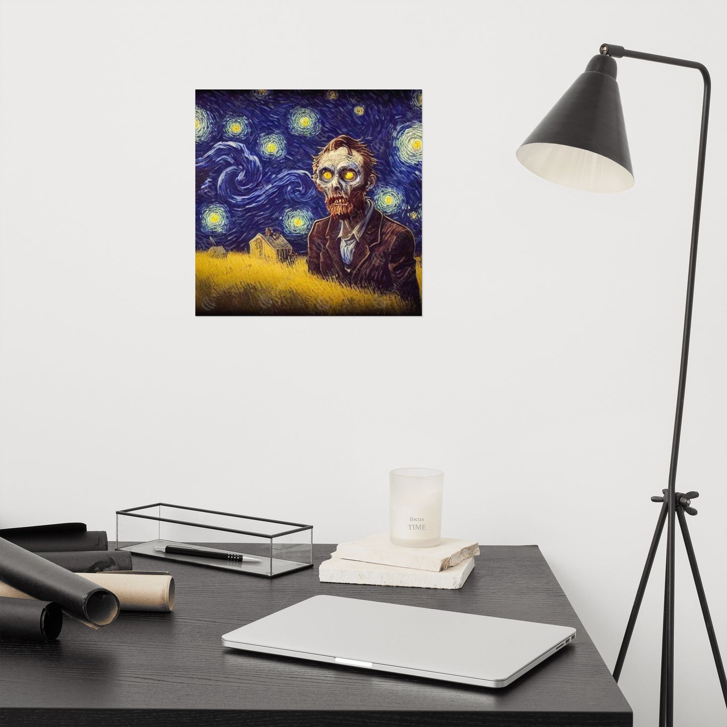 Van gogh Halloween Poster