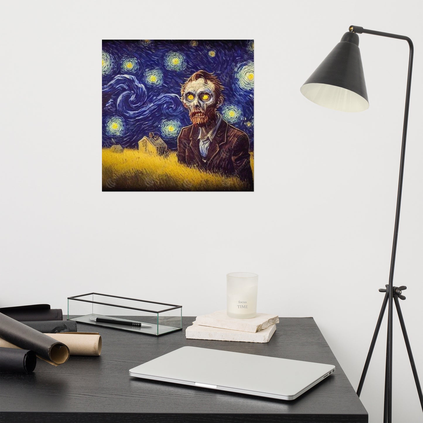 Van gogh Halloween Poster