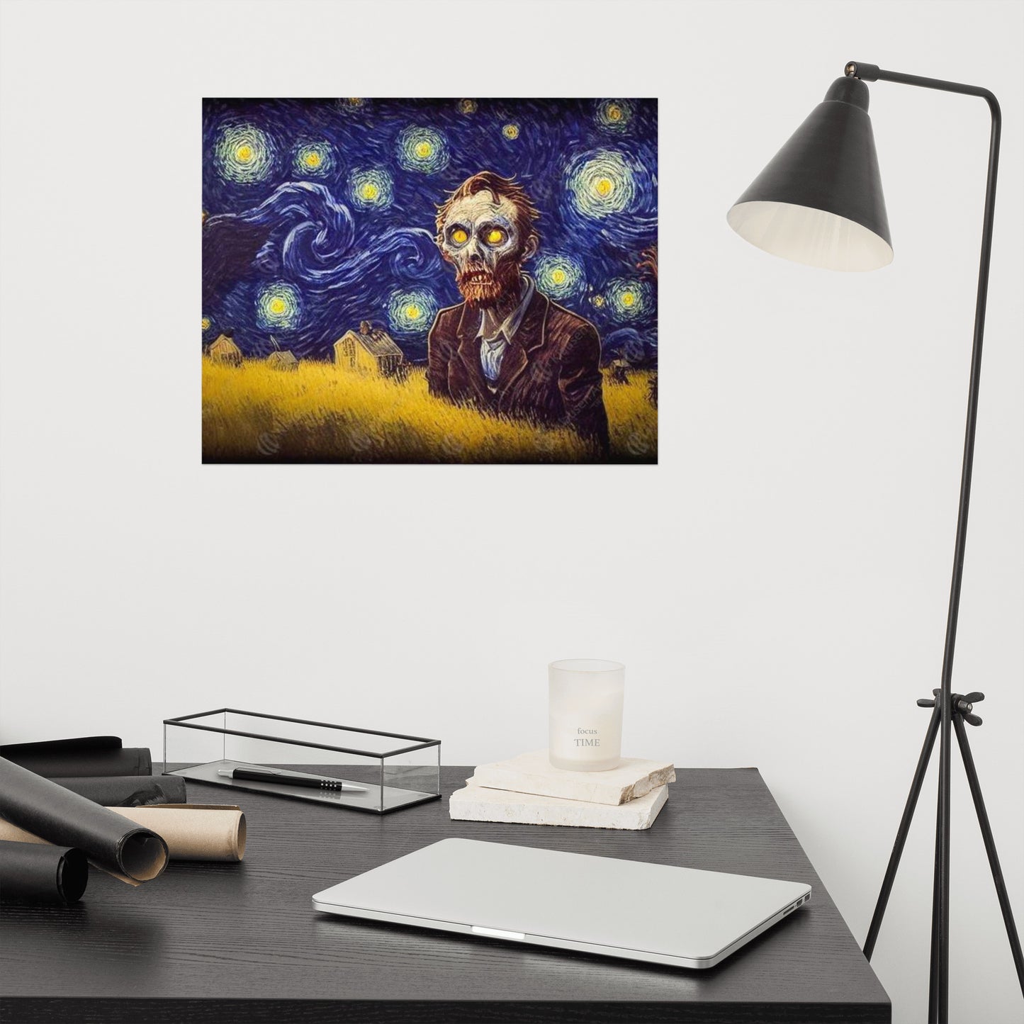 Van gogh Halloween Poster