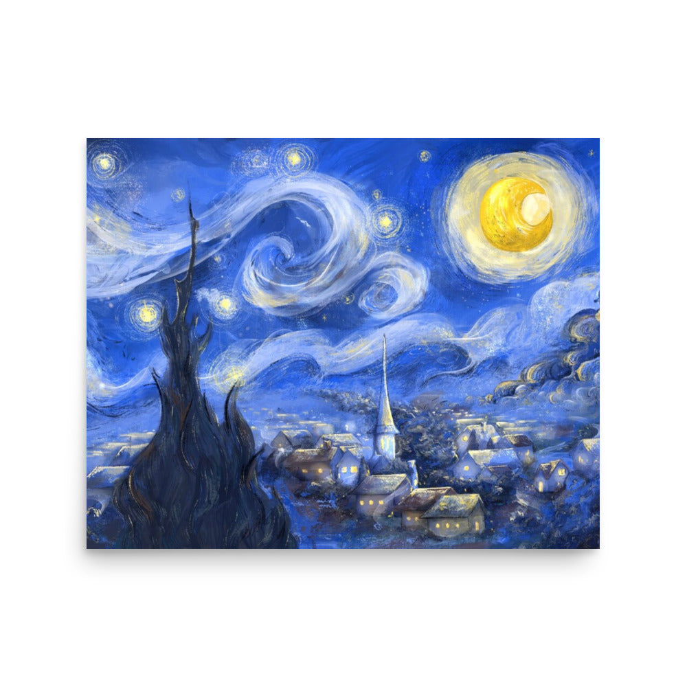 Starry night Poster