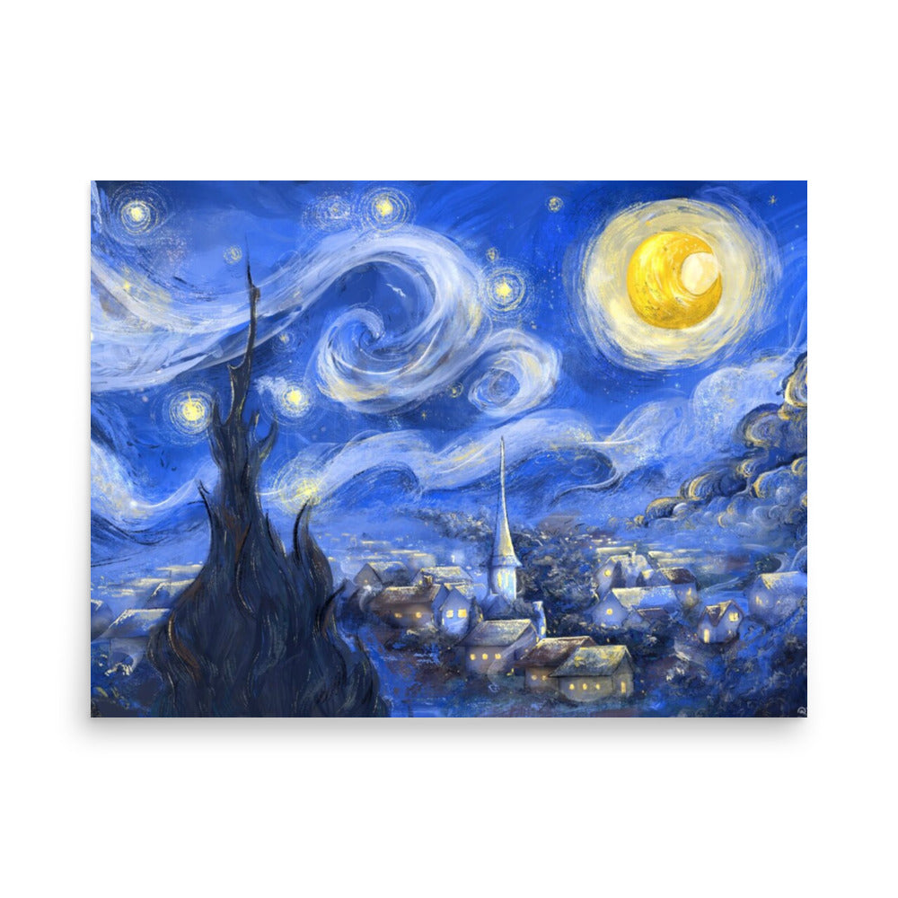 Starry night Poster