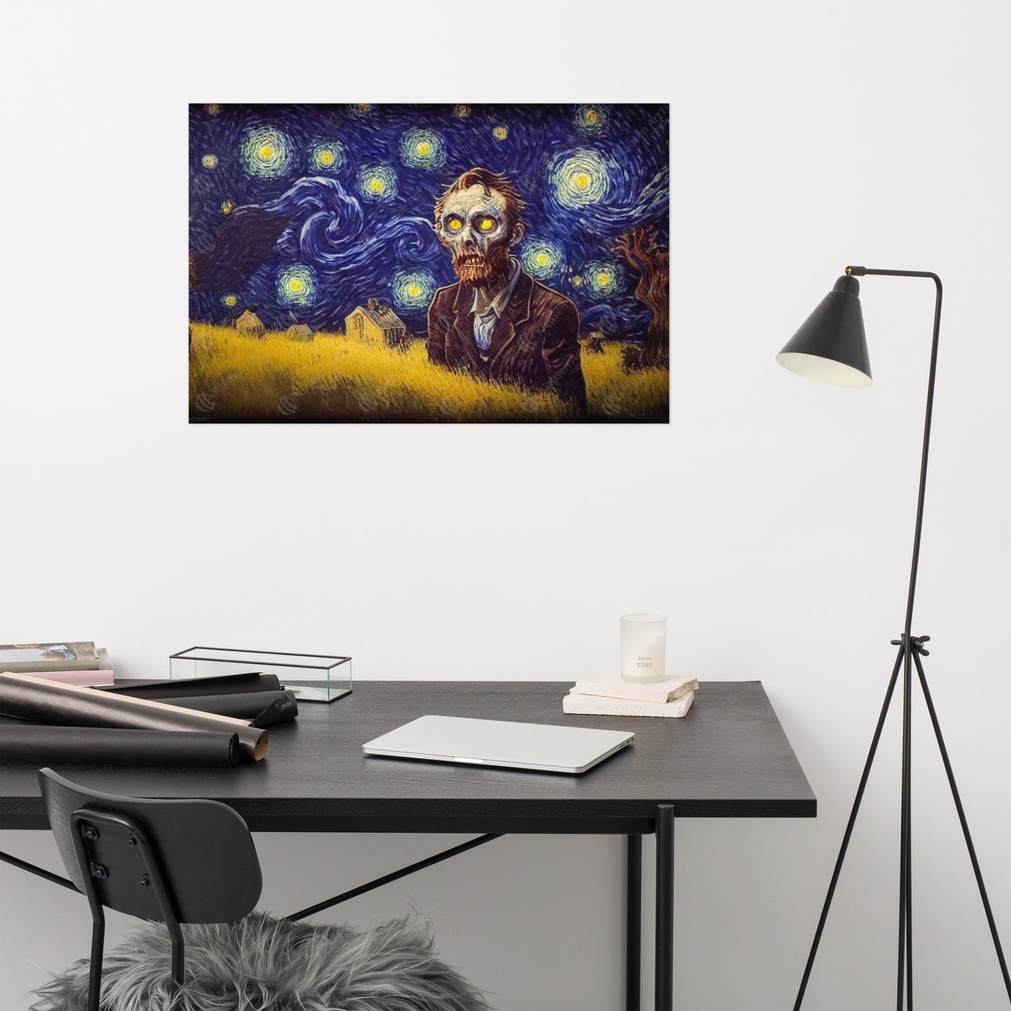 Van gogh Halloween Poster