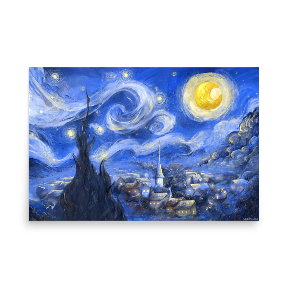 Starry night Poster