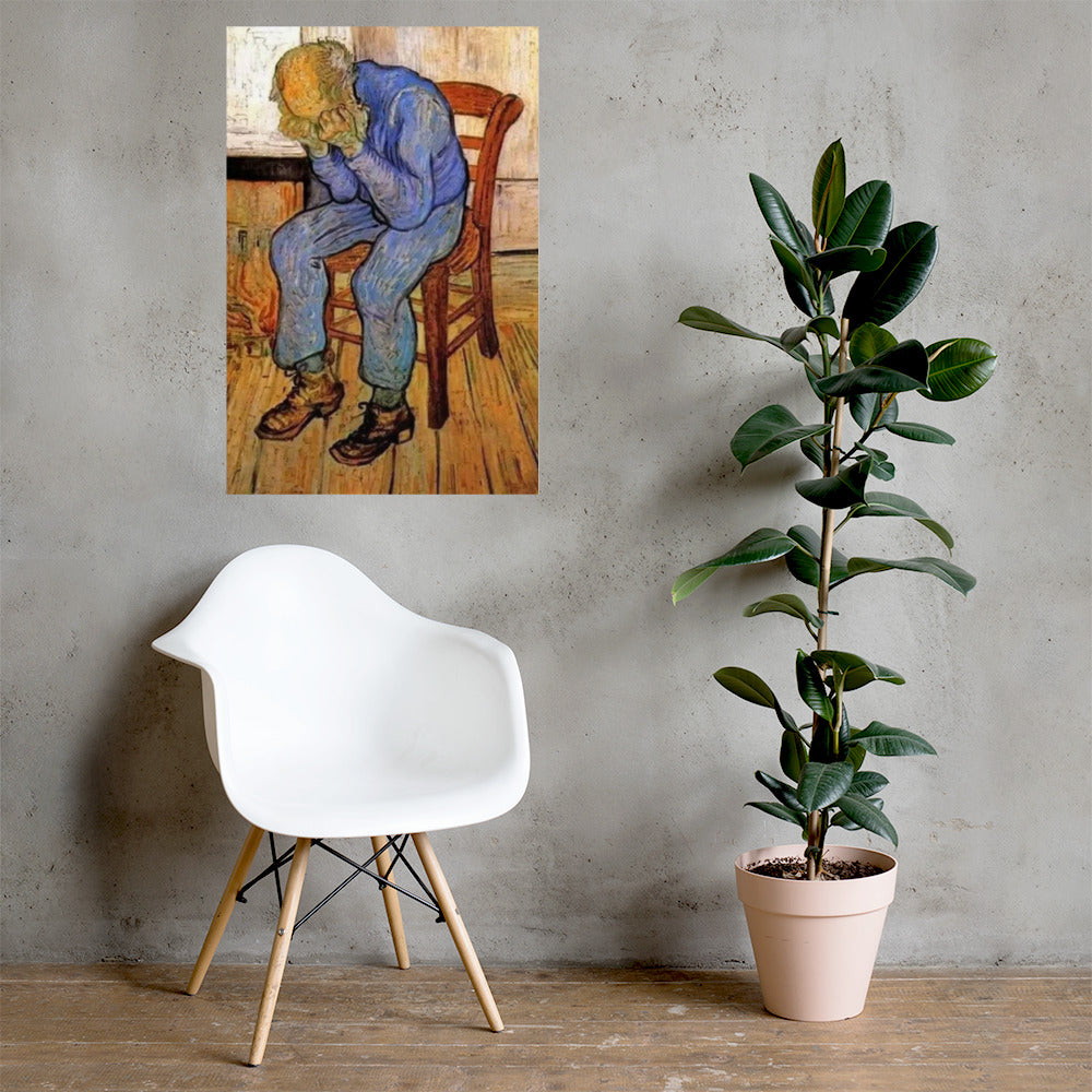 At Eternity's Gate Painting by Vincent van Gogh Poster