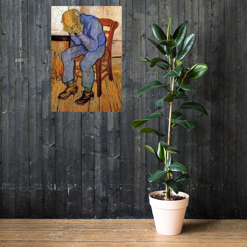 At Eternity's Gate Painting by Vincent van Gogh Poster