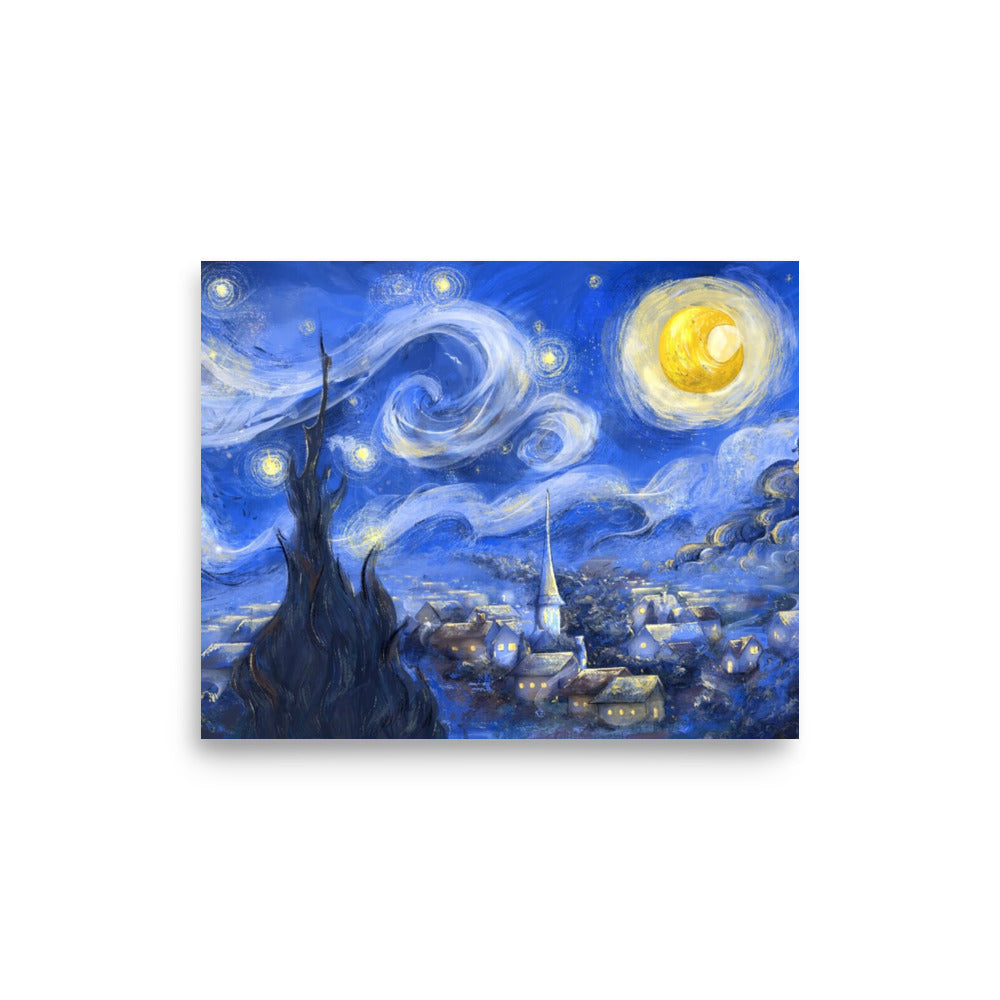 Starry night Poster