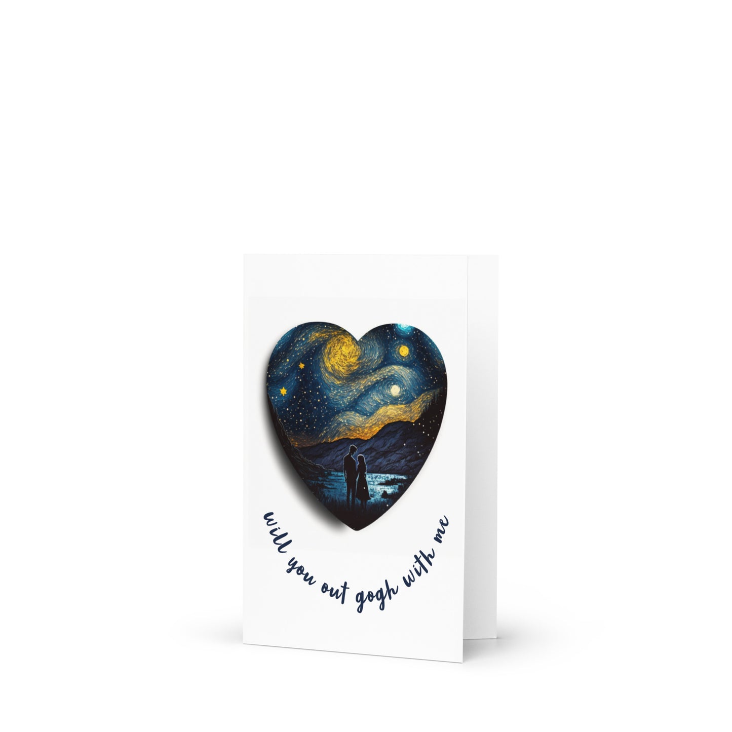 Van gogh valentine Greeting card