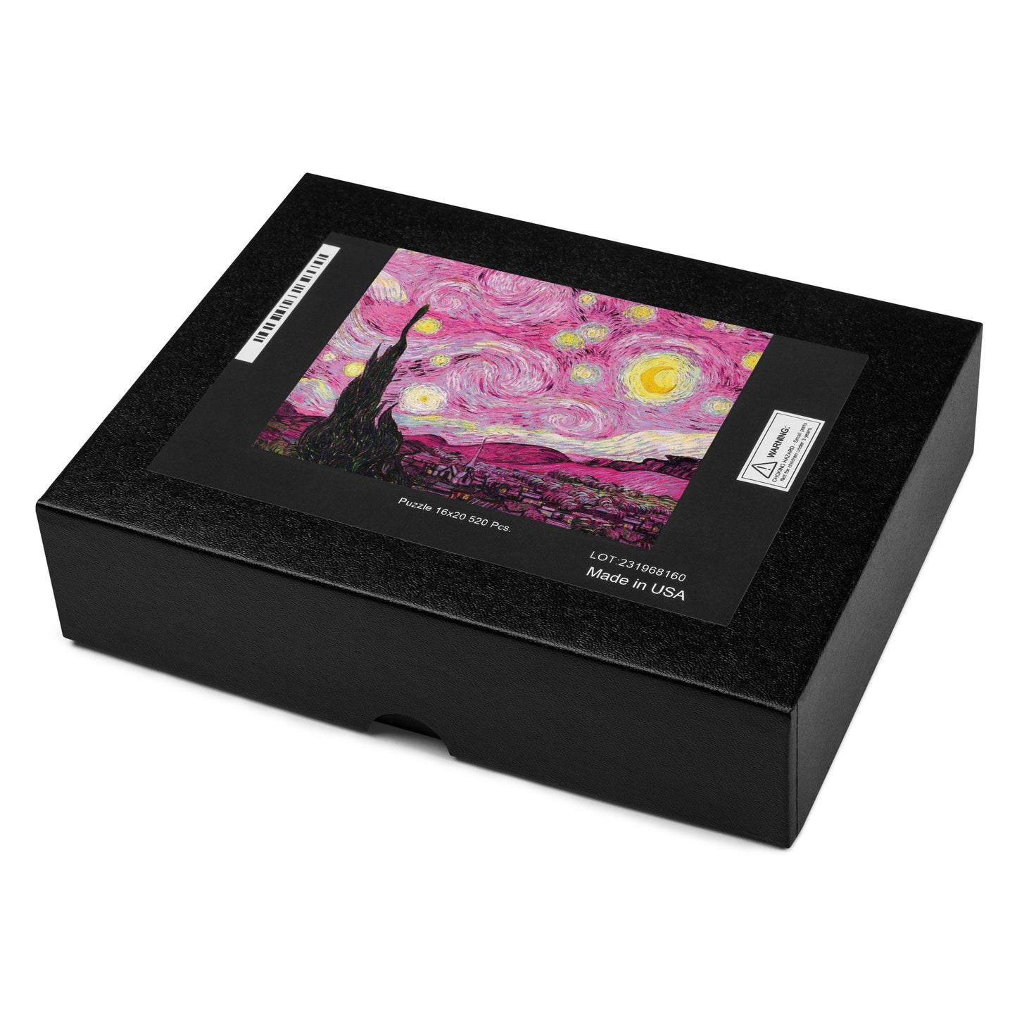 Starry night pink Jigsaw puzzle